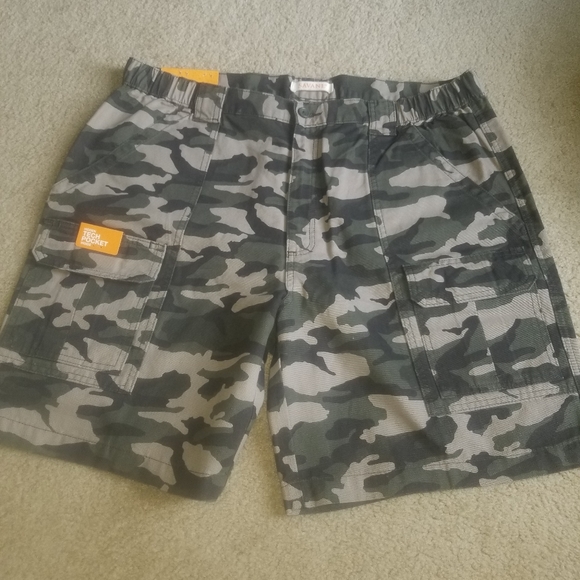 camo hiking shorts